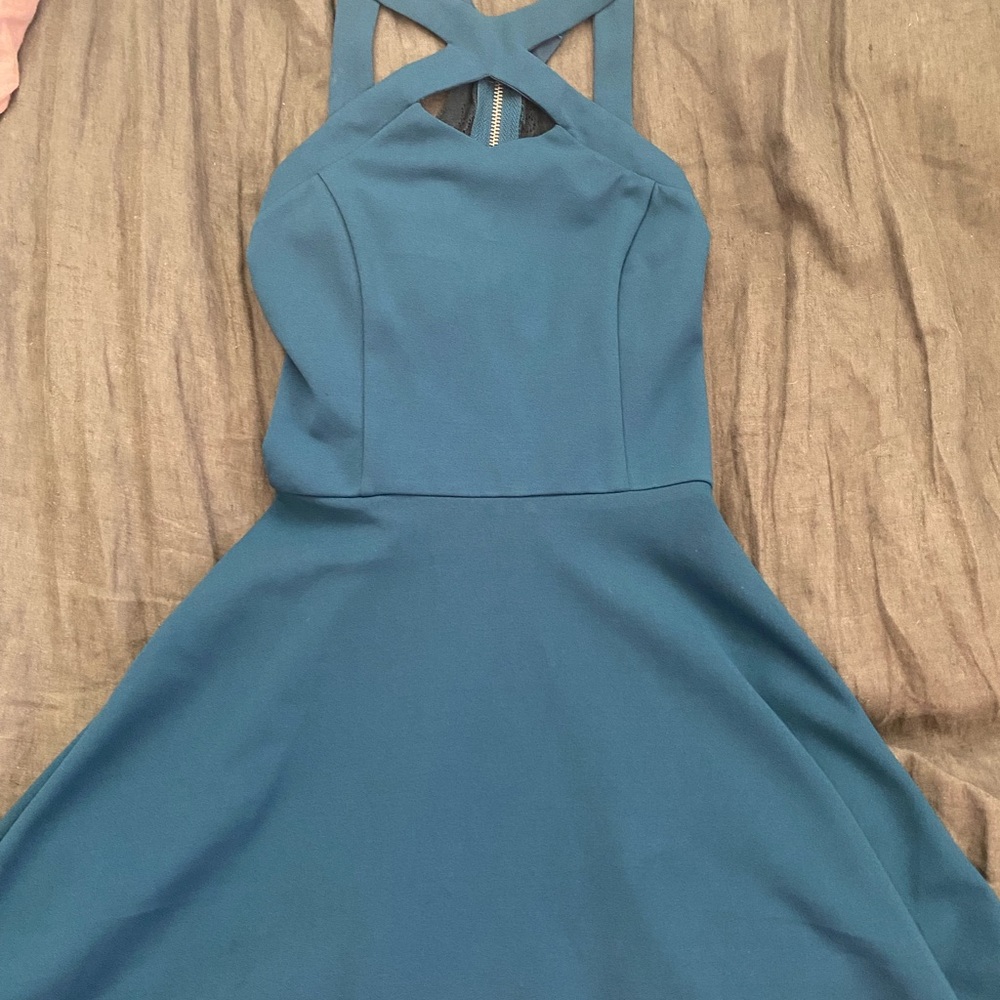 dark teal skater dress!